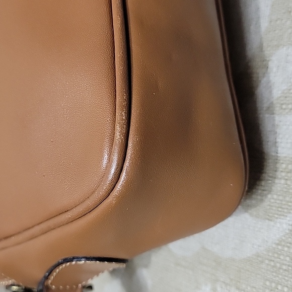 BURBERRYS CLUTCH WRISTLET LEATHER VINTAGE BAG - Picture 8 of 14